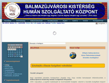 Tablet Screenshot of humanszolgaltato.balmazujvaros.hu